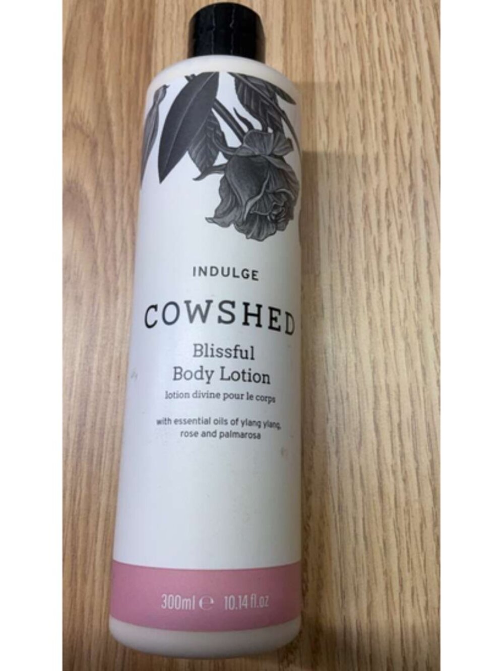 Cowshed Indulge Blissful Body Lotion Ylang Ylang Rose Palmarosa 10.14 fl oz